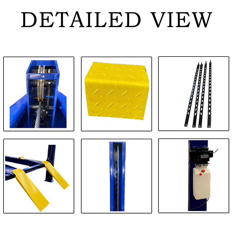 4 post car lift TP-4P9A DETAILED VIEW