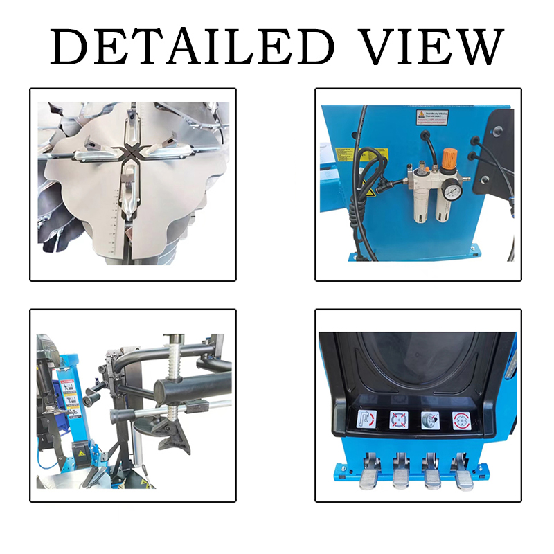 TYRE CHANGER TP990A+HF200 DETAILED VIEW