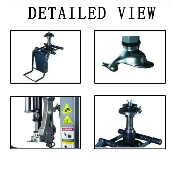 TYRE CHANGER TP998+HF100 DETAILED VIEW
