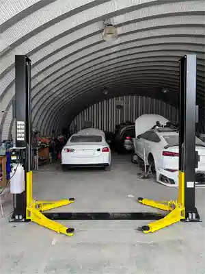 two post car lift Scene diagram