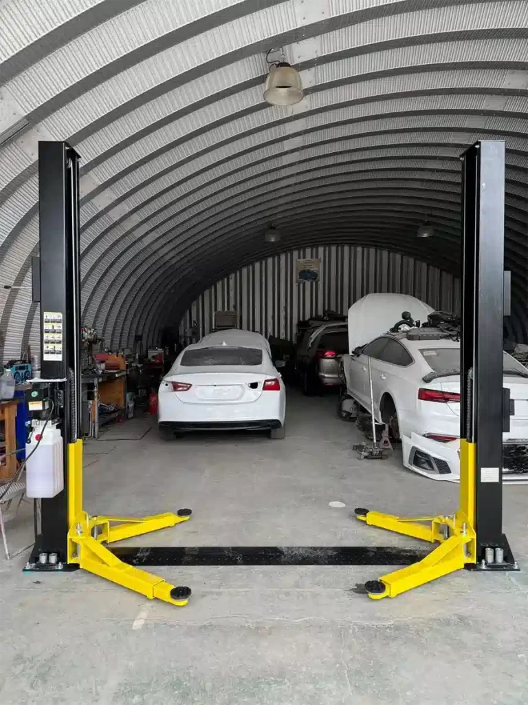 two post car lift Scene diagram